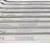 Ringmaulschlüsselsatz 8-tlg.SW 8-19mm Form A CV-Stahl TECWERK