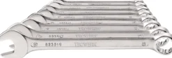 Ringmaulschlüsselsatz 9-tlg.SW 10-32mm Form A ext.lang CV-Stahl TECWERK