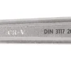 Rollgabelschlüssel max.19mm L.150mm m.Einstellskala TECWERK