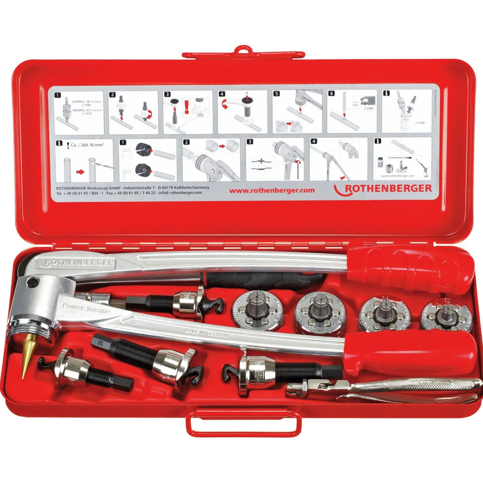 ROTHENBERGER COMBI Kit, 12-15-18-22mm , ROLOCK- 12601