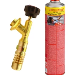 ROTHENBERGER Industrial Hot Pack Brenner inkl. 1x Industrial Multigas 300 600 ml - 1500004610