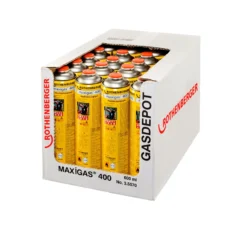 ROTHENBERGER Maxigas 400-Gaskartusche 600ml Gewinde-Anschluss 7/16