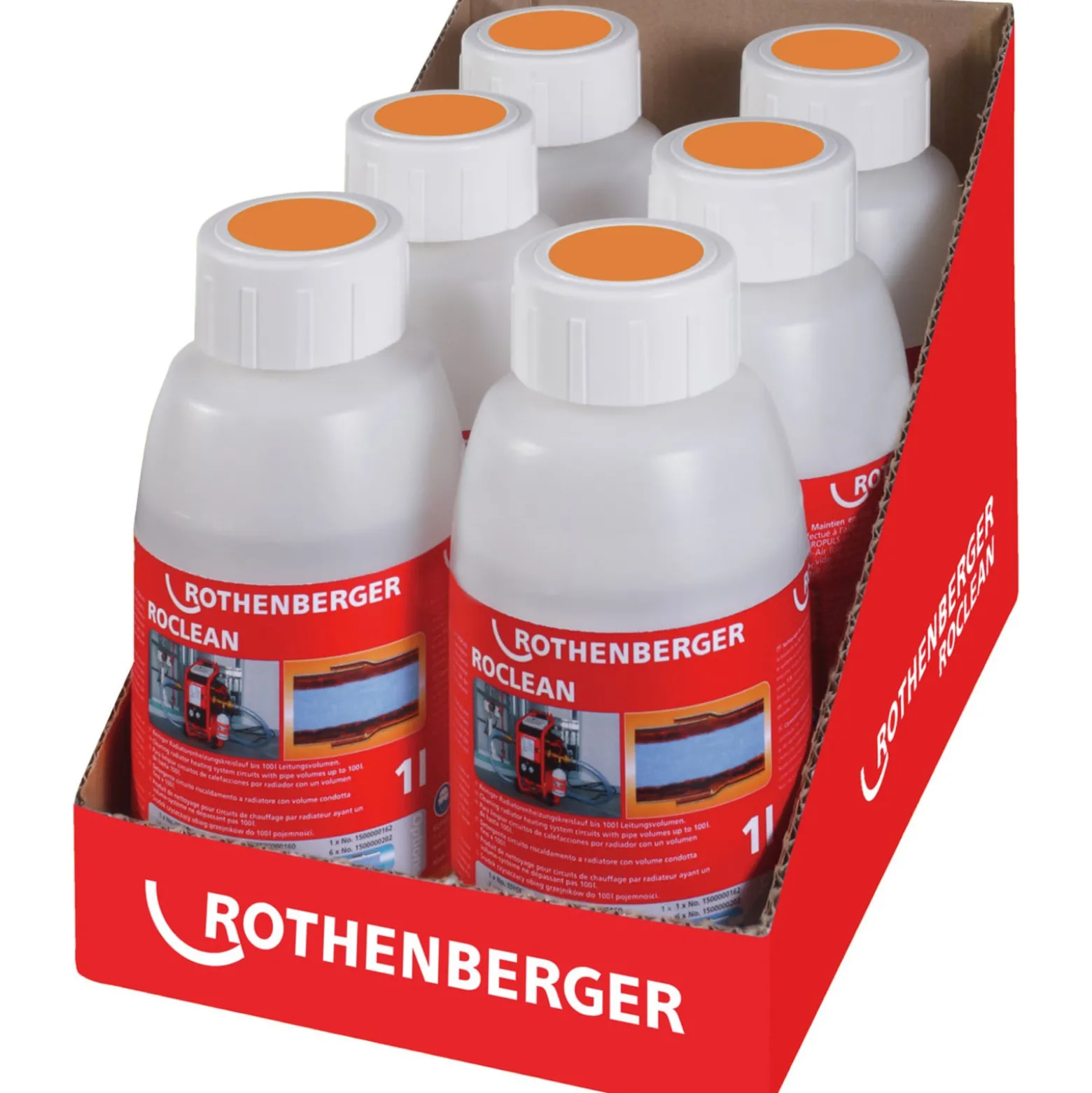 ROTHENBERGER Radiatorenreiniger, 6-er Pack- 1500000200