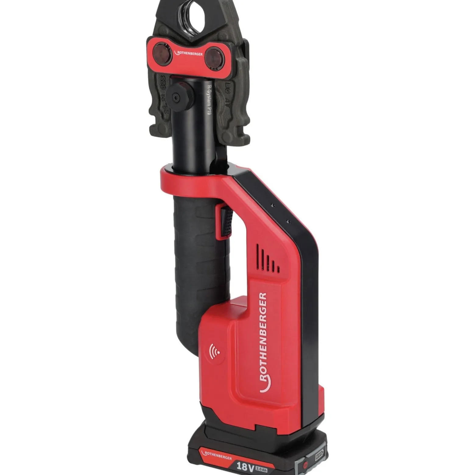 ROTHENBERGER ROMAX COMPACT III Set Akku-Pressmaschine SV15-22-28, 2 Ah, EU, AMP - 1000004276
