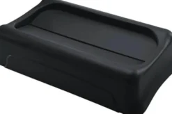 RUBBERMAID Deckel PE schwarz B297xT521mm f.Wertstoffsammler 60/87l Schwingdeckel - FG267360BLA