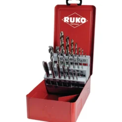 RUKO Maschinengewindebohrer-Satz 21tlg. Form B HSSE-Co 5 in Industriekassette - 245054
