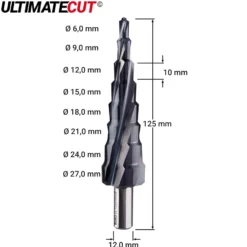 RUKO ULTIMATECUT Multidrill-Satz HSS RUnaTEC 3tlg. inkl. Spray & Schutzbrille - WZS101087PRO