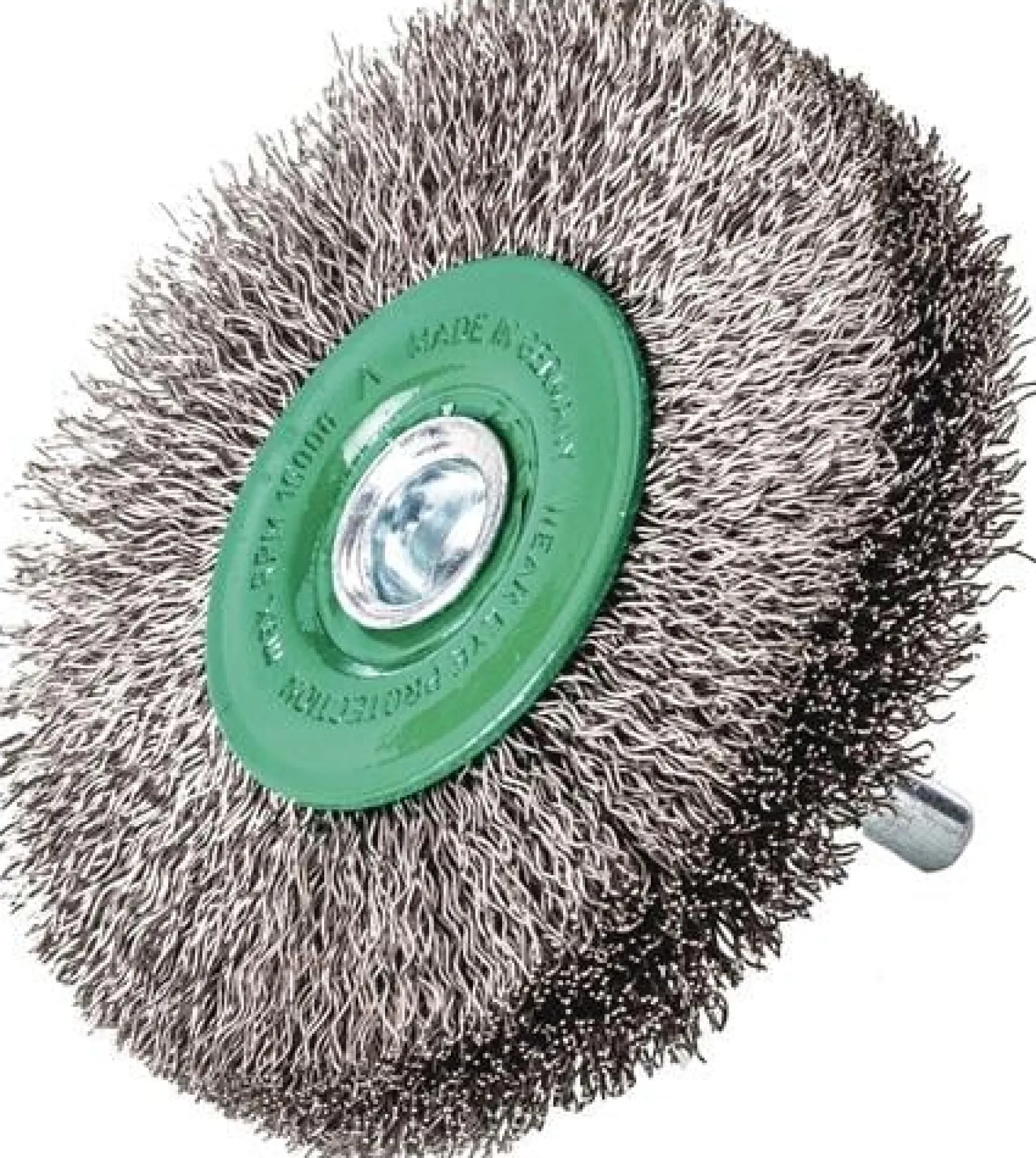 Rundbürste D.80mm Drahtstärke 0,2mm VA 9mm 12000min-¹ 10