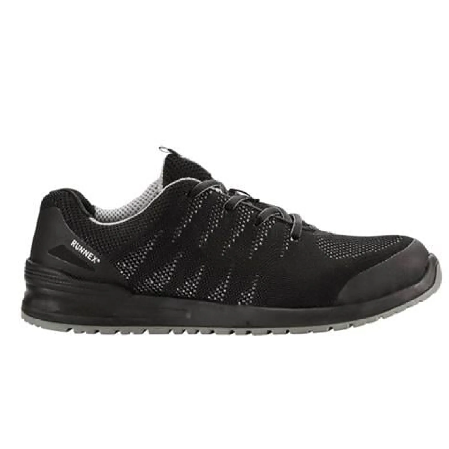RUNNEX Sicherheitshalbschuh SportStar 5108 schwarz / grau S1P SRC ESD PES Gr. 46 - 5108-46