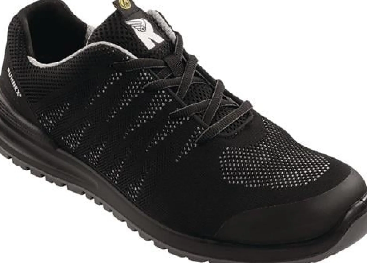 RUNNEX Sicherheitshalbschuh SportStar 5108 schwarz / grau S1P SRC ESD PES Gr. 46 - 5108-46