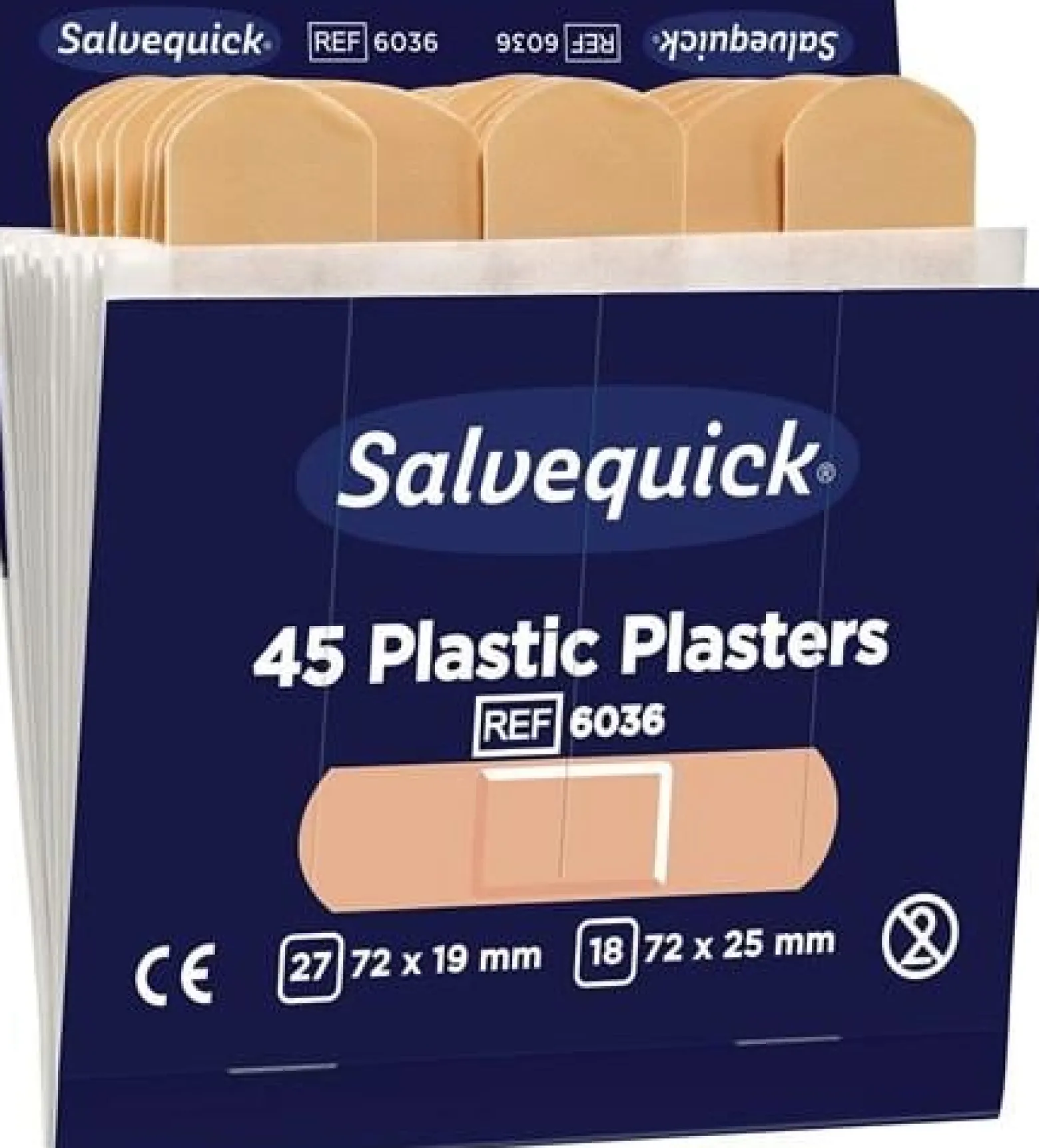 Salvequick Pflasterstrips Salvequick wasserfest - 6036