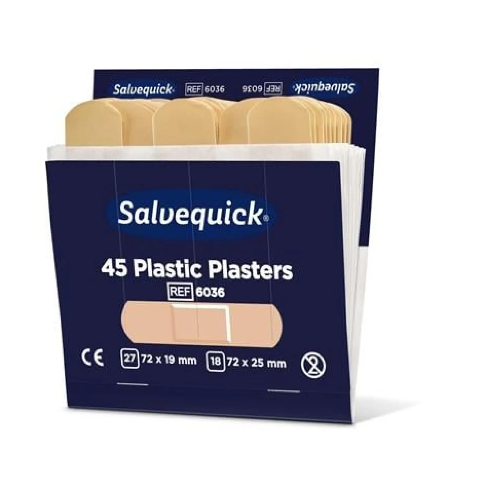 Salvequick Pflasterstrips Salvequick wasserfest - 6036