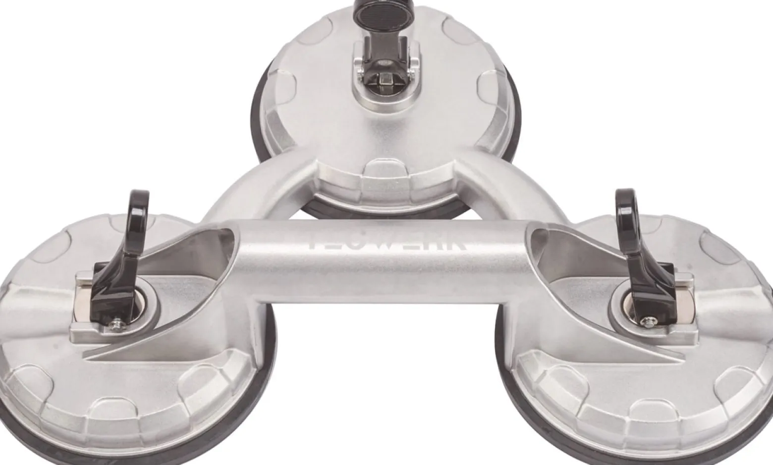 Saugheber Trgf.100kg Kopf-D.118mm 3 Köpfe Alu TECWERK
