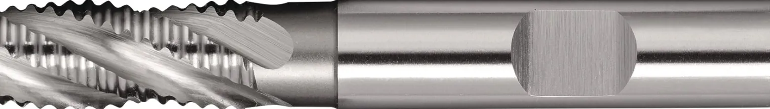 Schaftfräser DIN 844 Typ NR D.6mm Einsatz-L.19mm HSS-Co5 Weldon TW