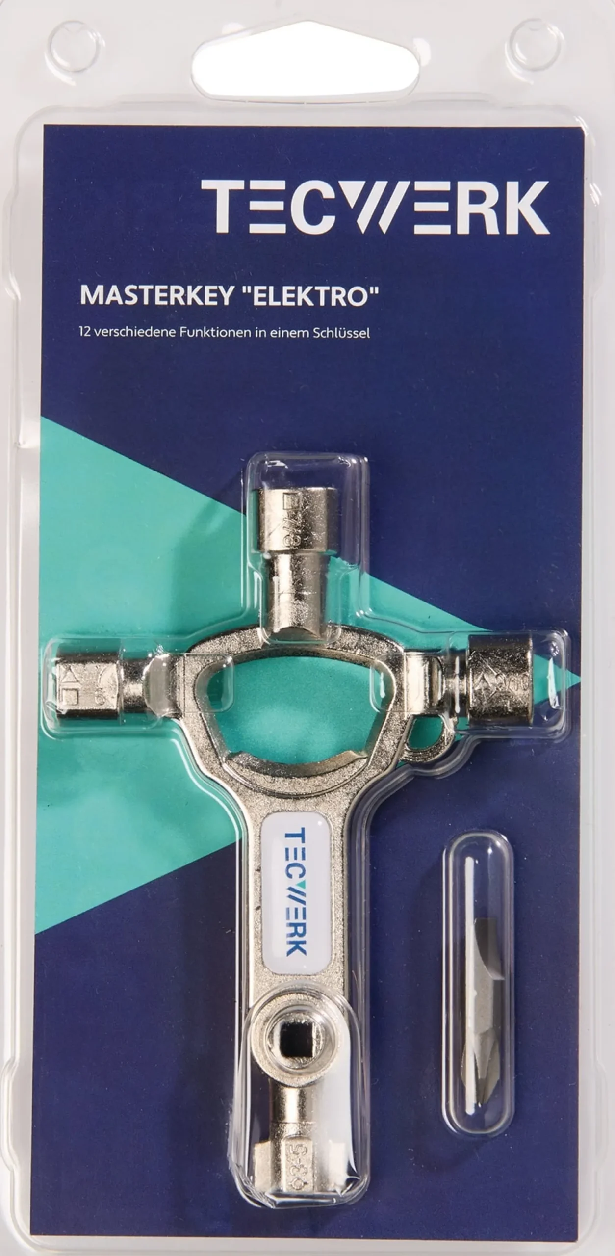 Schaltschrankschlüssel 9 Funktionen integr.Flaschenöffner TECWERK