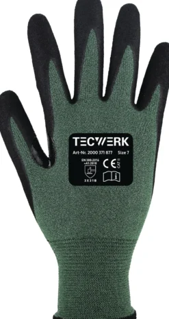 Schnittschutzhandschuhe Mosel Gr.10 grün/schwarz EN 388 PSA II 10PA TW