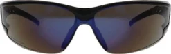 Schutzbrille EN 166 EN 172 Bügel schwarz/blau,Scheibe verspiegelt