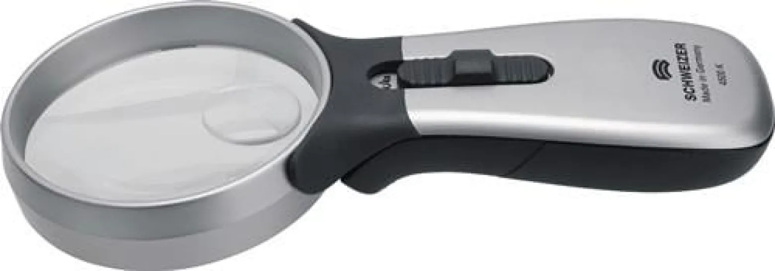 SCHWEIZER Handleuchtlupe Tech-Line CLASSIC Vergr.15x LED Linsen-D.16,3mm - 91542