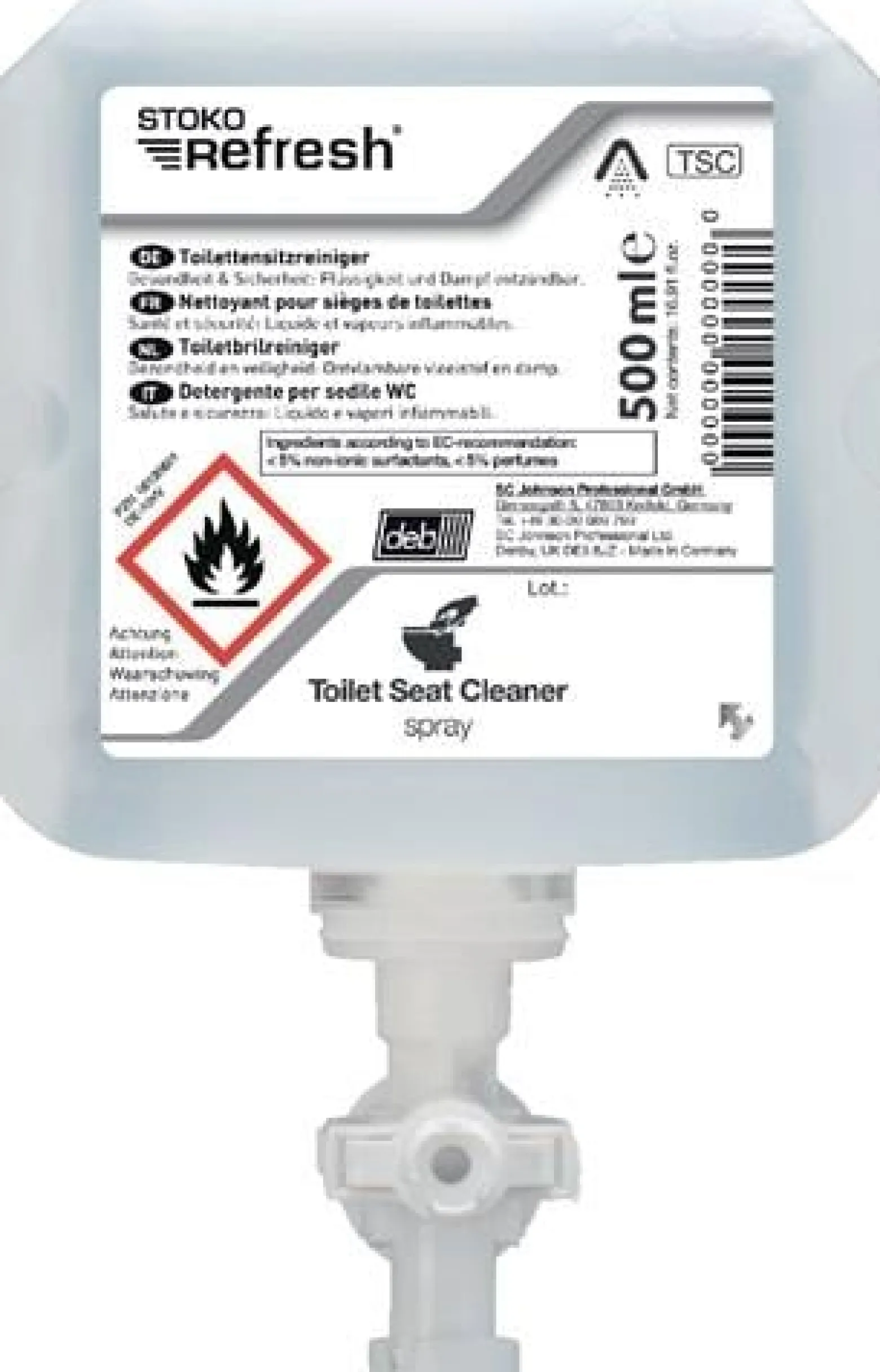 SC Johnson Toilettensitzreiniger Refresh Toilet Seat Cleaner Spray (TSC) 0,5 l - 35010
