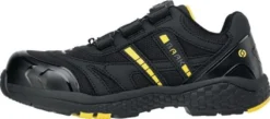 Sicherheitshalbschuh Admiral John Gr.46 schwarz/gelb S1PS FO HRO LG SC SR ESD