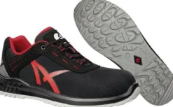 Sicherheitsschuh GRID LOW Gr.45 W.11 schwarz/rot S3 SRC EN ISO 20345:2011