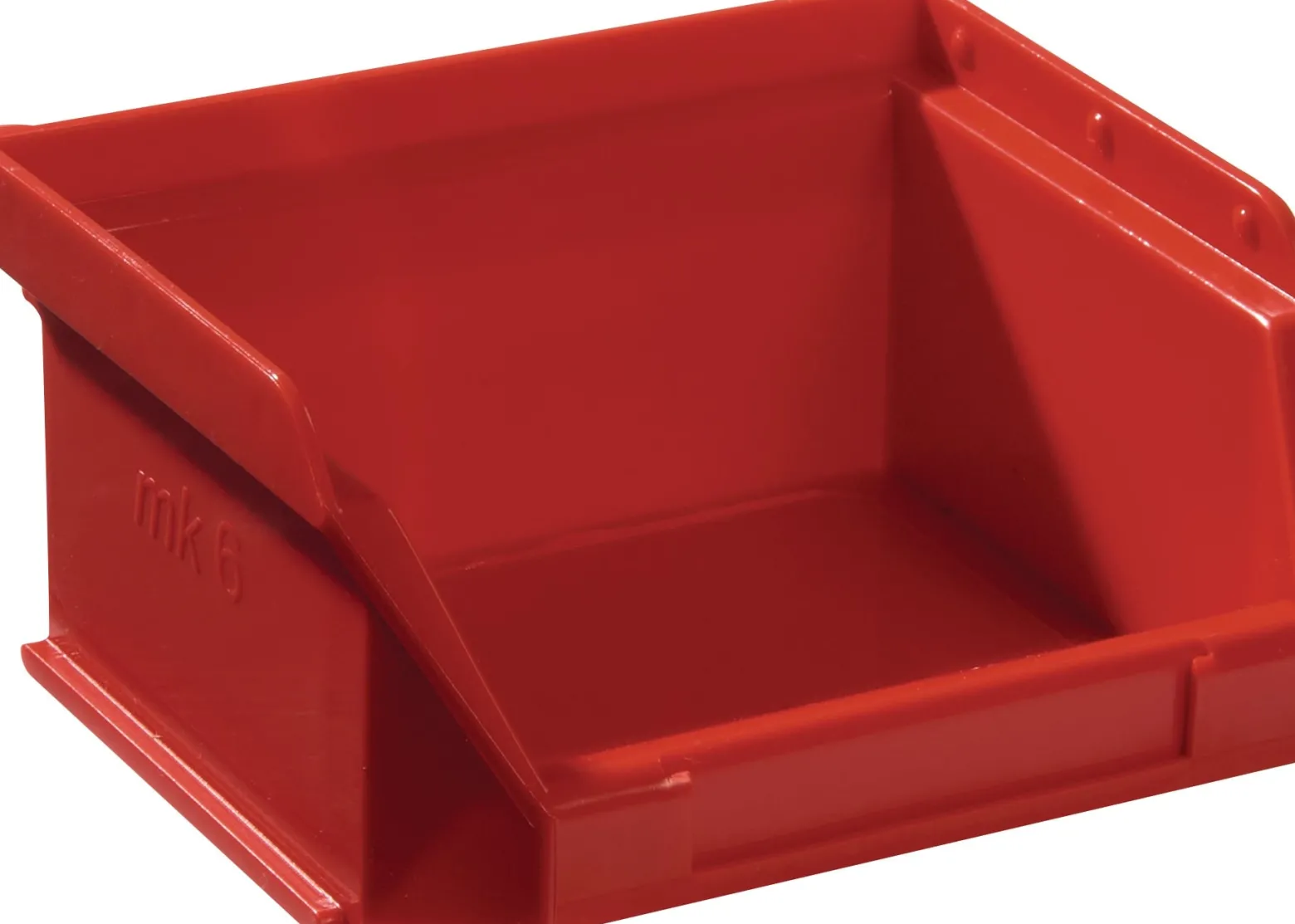 Sichtlagerkasten L85/65xB100xH50mm PE rot TECWERK