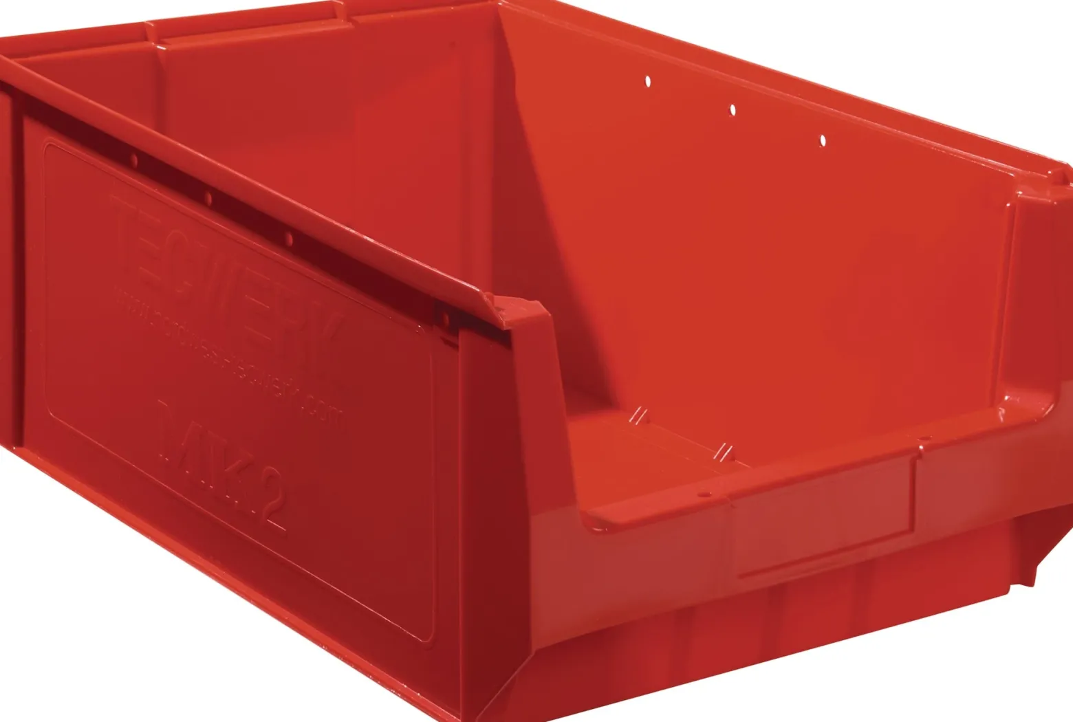 Sichtlagerkasten L500/450xB310xH200mm PE rot TECWERK
