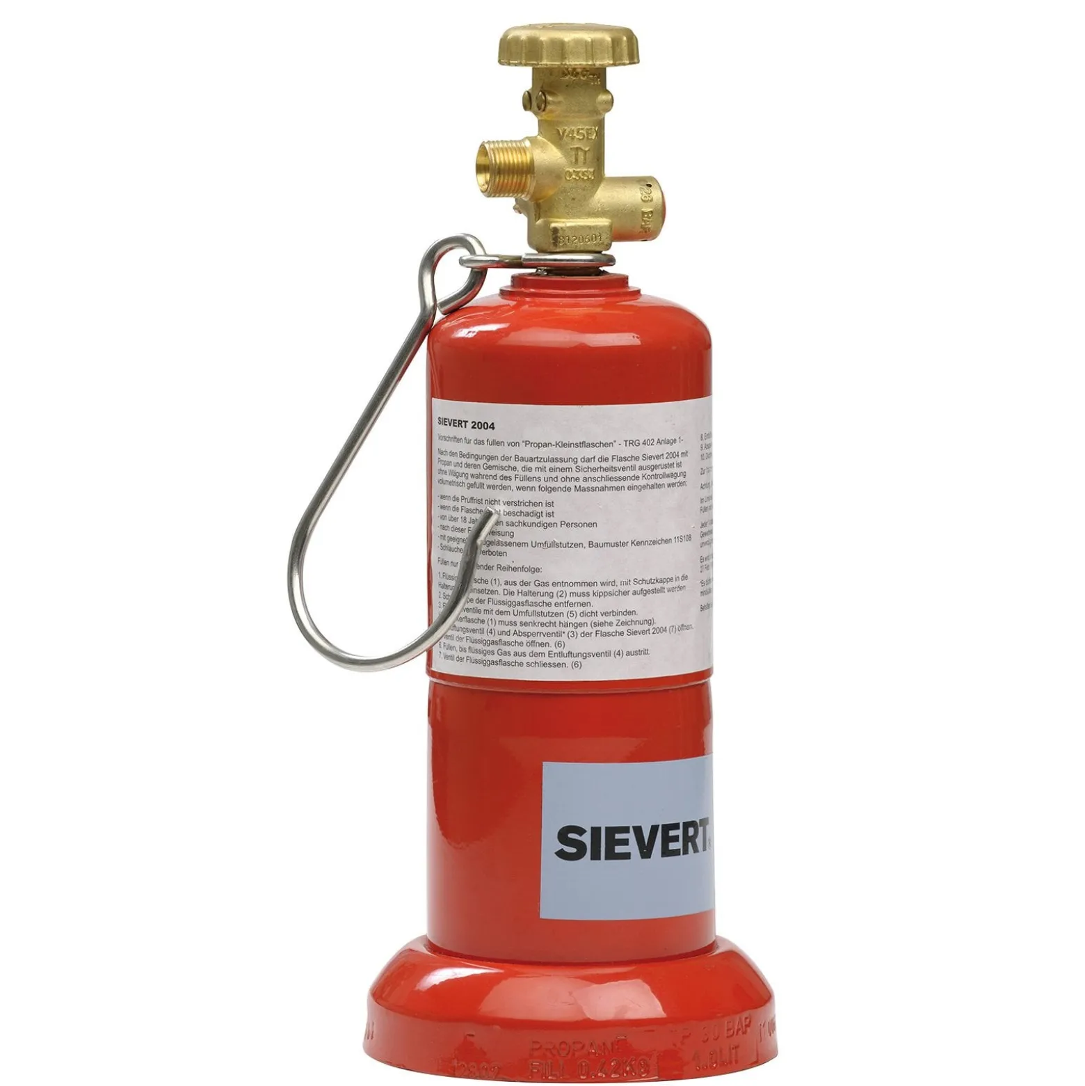 SIEVERT Propan-Kleinstflasche 425g, leer - 200426