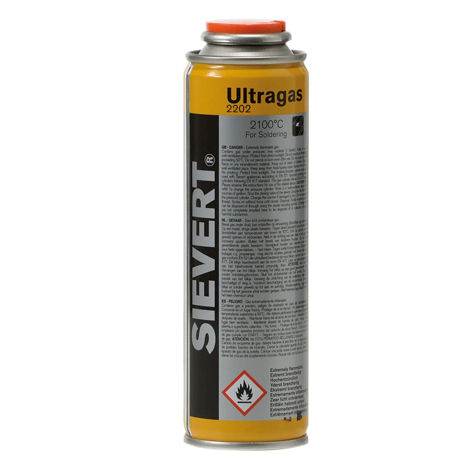 SIEVERT Schraubkartusche Ultragas 2202 60g 110 ml 2100GradC - 220283