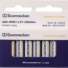 Soennecken Batterie 80002 Micro AAA LR03 1,5 V 8 St./Pack