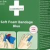 Soft Foam Bandage selbsthaftend elastisch,blau Rl.6cmx2m CEDERROTH