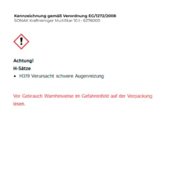 SONAX Kraftreiniger MultiStar 10 l - 6276000