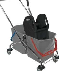 Sprintus Reinigungswagen Eimer 2 x 27 l, Presse - 301114