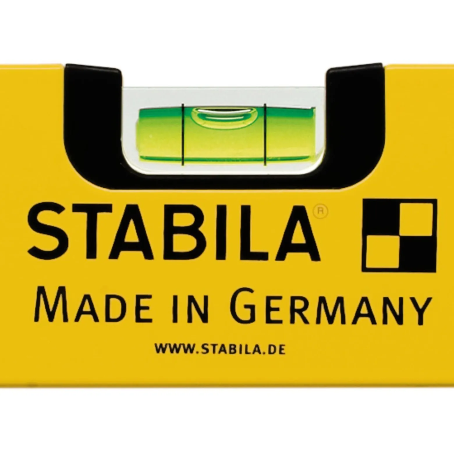 STABILA Wasserwaage Type 70, 60 cm, leichtes Alu-Profil, 1 Horizontal-Libelle, 1 Vertikal-Libelle, Made in Germany - 02284