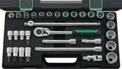 Stahlwille Steckschlüsselsatz 50/54/25/6 KN 31tlg. 1/2″ SW 8-32 mm Anzahl Zähne 36 12-kant - 96031439