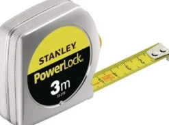 STANLEY Taschenrollbandmaß PowerLock L.3m B.12,7mm mm/cm EG II Ku.Gürtelclip lose - 1-33-238