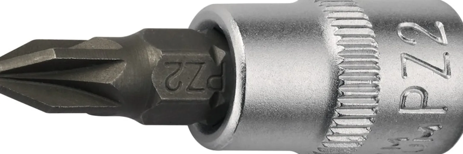 Steckschlüsseleinsatz 1/4 Zoll PZD PZD 3 L.32mm TECWERK