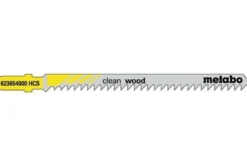 Stichsägeblätter clean wood Nutz-L.91mm Zahnteilung3mm HCS Z. geschliffen 5St.