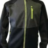 Strickfleecejacke Gr.XL dunkelgrün/schwarz/lime TERRAX