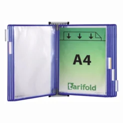 tarifold Wandhalter 5 Sichttafeln blau - 416161