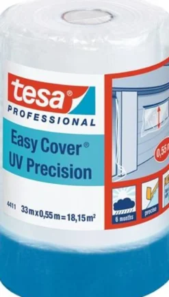 Tesa Folienband Easy Cover 4411 UV Precisión Länge 33 m Breite 550 mm - 04411-00002-00
