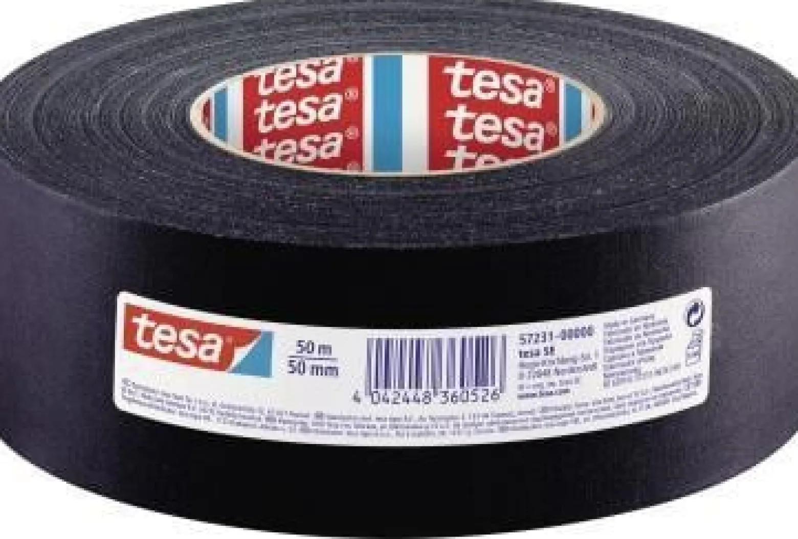 tesa Gewebeband 57231-00000 50mmx50m schwarz