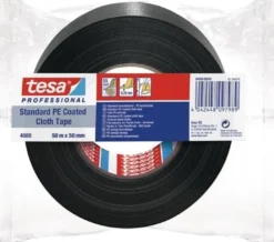 Tesa Gewebeband Tesaband Standard 4688 schwarz - 04688-00029-00