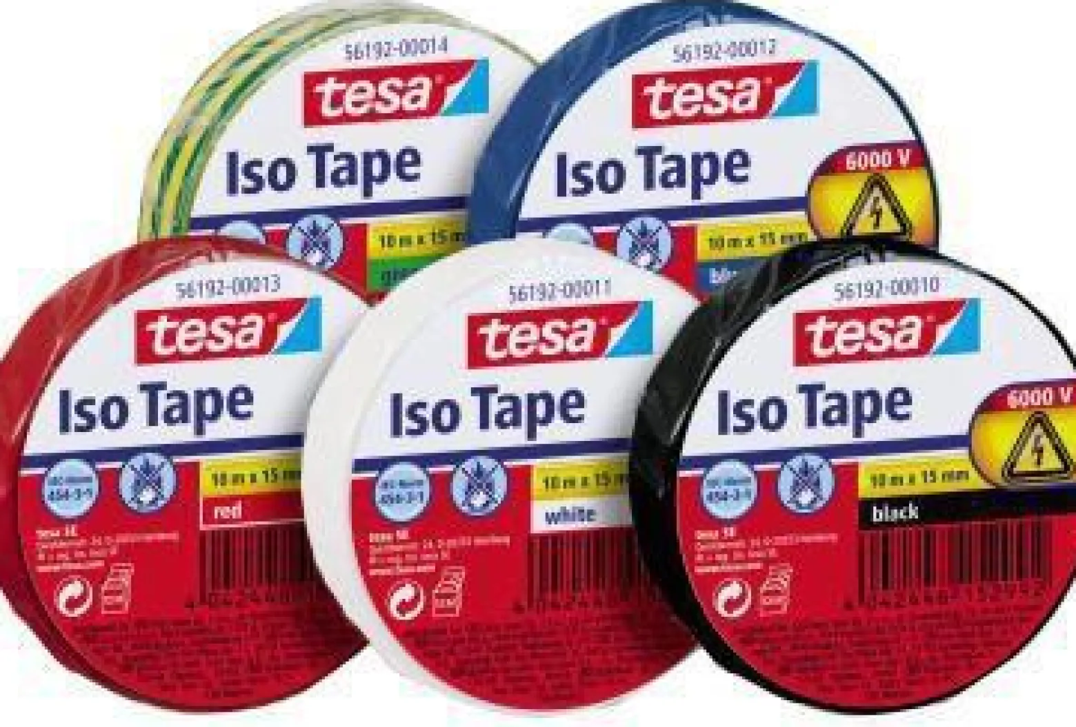 tesa Isolierband 56192-00010 15mmx10m schwarz