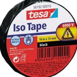 tesa Isolierband 56192-00010 15mmx10m schwarz