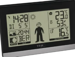 TFA Funkwetterstation Weather Boy H97xB145xT39mm schwarz/silber Ku.f.in.u.auß. - 35.1159.01