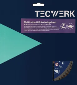 Tisch-/Kappkreissägeblatt AD 254mm Z.96 HLTCG Schnitt-B.3,2mm TECWERK