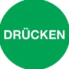 Türaufkleber D.50 mmLxB Drücken Folie selbstkl.