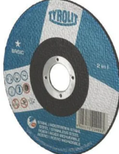 Trennscheibe BASIC D125x1mm ger.2in1 Bohr.22,23mm TYROLIT