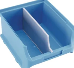 Trennw.f.Sichtlagerboxen ProfiPlus Gr.2B H.72mm Polystyrol grau ALLIT